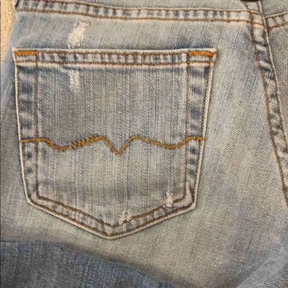 Red Engine Capris Jeans - Picture 6 of 8